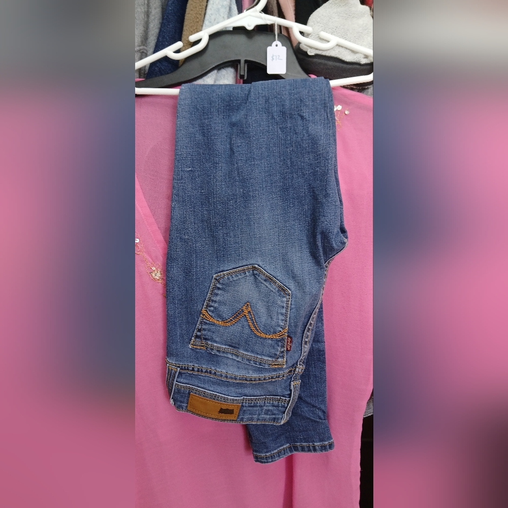 Levi's Blue Straight Leg Jeans with Classic Indigo Style